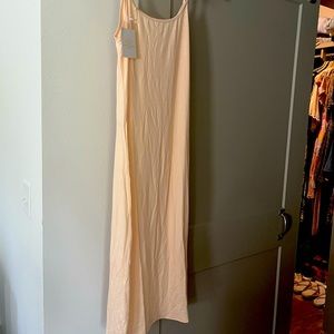 Full length slip dress
